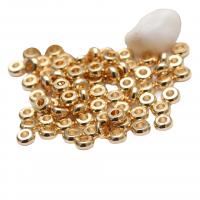 Brass Spacer Beads, plated, DIY & different size for choice, more colors for choice, nickel, lead & cadmium free, 100PCs/Bag, Sold By Bag
