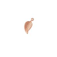 Stainless Steel Pendants Leaf plated fashion jewelry Sold By PC