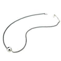 Brass Necklace, with 1.18inch extender chain, for woman, nickel, lead & cadmium free, Length:Approx 15.35 Inch, Sold By PC
