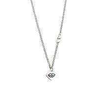Brass Necklace, with 1.97inch extender chain, sideways chain & for woman, nickel, lead & cadmium free, Length:Approx 15.75 Inch, Sold By PC