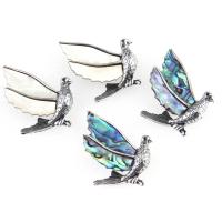 Shell Brooch Zinc Alloy with Shell Bird Unisex Sold By PC