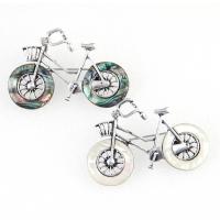 Shell Brooch Zinc Alloy with Shell Bike Unisex Sold By PC