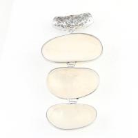 Natural White Shell Pendants, Tibetan Style, with White Shell, white, 94x41mm, Sold By PC