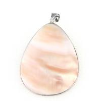 Shell Pendants Zinc Alloy with Shell white Sold By PC