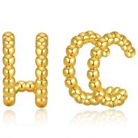 銅 イヤリングカフス, 18Kゴールドメッキ, ファッションジュエリー & 女性用, 金色, 11x5.50mm, 売り手 ペア