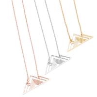Stainless Steel Jewelry Necklace, high quality plated, fashion jewelry & for woman, more colors for choice, 15x35mm, Length:46 cm, Sold By PC