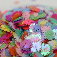 Plastic Sequin, PVC Plastic, Chrysamthemum, DIY, more colors for choice, 10mm, 500G/Bag, Sold By Bag
