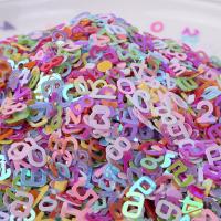 Plastic Sequin PVC Plastic with Crystal Mud 6mm Sold By Bag