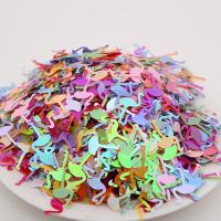 Plastic Sequin, PVC Plastic, Bird, DIY, more colors for choice, 10x22mm, 500G/Bag, Sold By Bag
