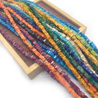 Impression Jasper Beads,  Square, DIY, more colors for choice, 2x4mm, Sold Per 14.96 Inch Strand