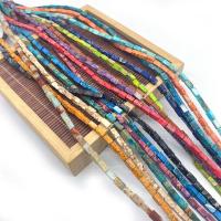 Impression Jasper Beads, Rectangle, DIY, more colors for choice, 3x6mm, Sold Per 14.96 Inch Strand