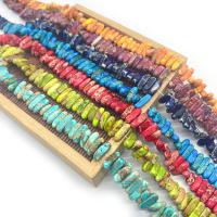 Impression Jasper Beads, DIY, more colors for choice, 4x10-5x13mm, Sold Per 14.96 Inch Strand
