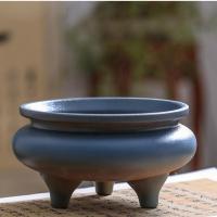 Traditional Ceramic Inserted Burner Incense Seat, Porcelain, handmade, durable & different size for choice & frosted, Sold By PC
