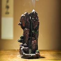 Backflow Incense Burner Resin handmade for home and office & durable & double-sided Sold By PC