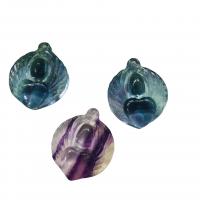 Natural Fluorite Pendant Carved mixed colors Sold By PC