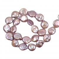 Koraliki Keishi z hodowlanych pereł słodkowodnych, Perła naturalna słodkowodna, DIY, fioletowy, 12mm, sprzedawane na 37-39 cm Strand