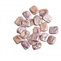 Cultured No Hole Freshwater Pearl Beads, Square, DIY, more colors for choice, 17x20mm, Sold By PC