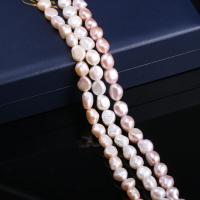Perle perline Keishi coltivate d'acqua dolce, perla d'acquadolce coltivata naturalmente, Irregolare, DIY, nessuno,  10-11mm, Venduto per Appross. 15 pollice filo