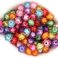 Bead i Bead Akryl perler, Unisex & forskellige stilarter for valg, flere farver til valg, 50pc'er/Bag, Solgt af Bag