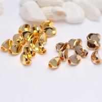 Brass Jewelry Beads, plated, DIY, mixed colors, nickel, lead & cadmium free, 4x6mm, Hole:Approx 3.2mm, Sold By PC