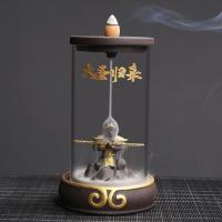Backflow Incense Burner, Porcelain, with Acrylic, handmade, for home and office & durable, 95x160mm, Sold By PC