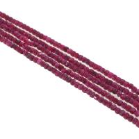 Turmalin Bead, Kub, rosa, 4mm, Såld Per Ca 39 cm Strand