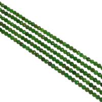 Diopsid Perle, rund, verschiedene Größen vorhanden & facettierte, grün, verkauft per ca. 39 cm Strang