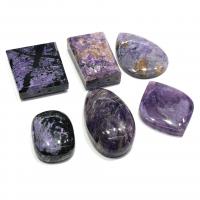 Charoite Pendant, polished, random style & DIY, purple, 15-30mm, Sold By G
