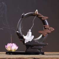 Backflow Incense Burner, Porcelain, handmade, for home and office & durable, 250x220mm, Sold By PC