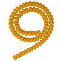 Fashion Glass Beads, yellow, 5x8mm, Approx 76PCs/Strand, Sold Per Approx 14.8 Inch Strand