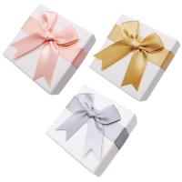 Κοσμήματα Gift Box, Χαρτί, περισσότερα χρώματα για την επιλογή, 75x75x35mm, Sold Με PC