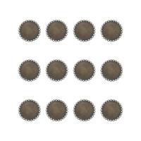 Fornituras de Broche de Aleación de Zinc, chapado en color bronce antiguo, unisexo & diverso tamaño para la opción, libre de níquel, plomo & cadmio, aproximado 5PCs/Bolsa, Vendido por Bolsa