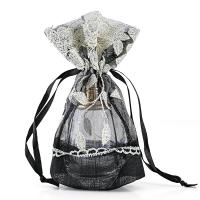 Slubby Yarn Drawstring Bag with Polyester Sold By PC