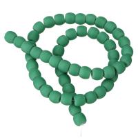 Fashion Glass Beads, green, 7x8mm, Approx 54PCs/Strand, Sold Per Approx 15 Inch Strand