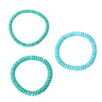 Turquoise bleu synthétique bracelet, unisexe, plus de couleurs à choisir, Longueur:Environ 8 pouce, Vendu par PC
