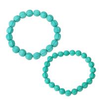 Blue Turquoise Bracelet, Unisex & different size for choice, blue, Sold By PC