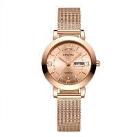 Women Wrist Watch Stainless Steel with Zinc Alloy Chinese Movement watch movement for woman Sold By PC