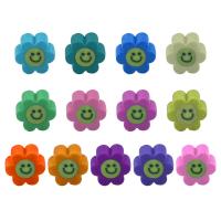 Polymer Clay Beads Sunflower printing DIY mixed colors 15-30mm Sold By PC