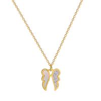 Zinklegierung Schmuck Halskette, vergoldet, Modeschmuck & für Frau, goldfarben, 15mm, Länge:15.43 ZollInch, verkauft von PC