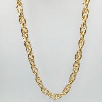 Zinc Alloy Chain Necklace KC gold color plated French Rope Chain & for man nickel lead & cadmium free Approx Sold By Bag