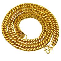 Tibetan Style Chain Necklace, 18K gold plated, different styles for choice, more colors for choice, nickel, lead & cadmium free, 9mm, Sold By PC