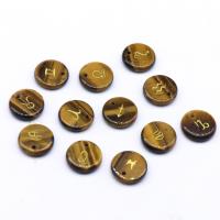 Gemstone Pendants Jewelry Flat Round polished DIY 12mm Sold By Set
