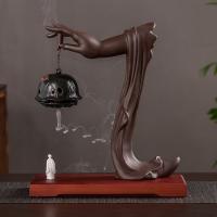 Porcelain Hanging Incense Burner, handmade, for home and office & durable, 280x95x315mm, Sold By PC