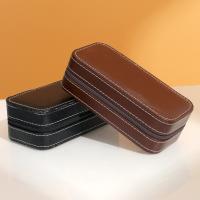 Watch Jewelry Box, PU Leather, portable & durable, more colors for choice, 180x88x58mm, Sold By PC