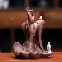 Backflow Incense Burner, Porcelain, handmade, for home and office & durable, 170x215mm, Sold By PC