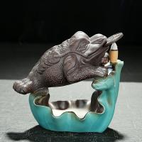 Queimador de incenso Backflow de porcelana, feito à mão, para casa e escritório & Sustentável, 175x150mm, vendido por PC