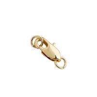 Brass Fishhook Clasp 14K gold plated DIY nickel lead & cadmium free Sold By PC