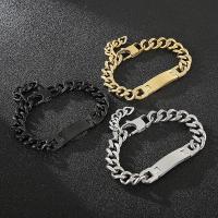 Stainless Steel Jewelry Bracelet plated for man 10mm Length Approx 8.58 Inch Sold By PC