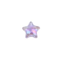 Bead in Bead Acrylic Beads Star plated DIY Sold By Bag
