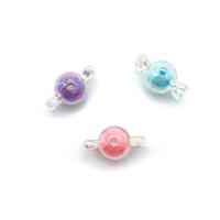 Bead i Bead Akryl perler, Slik, forgyldt, du kan DIY, flere farver til valg, 20x16mm, Solgt af Bag